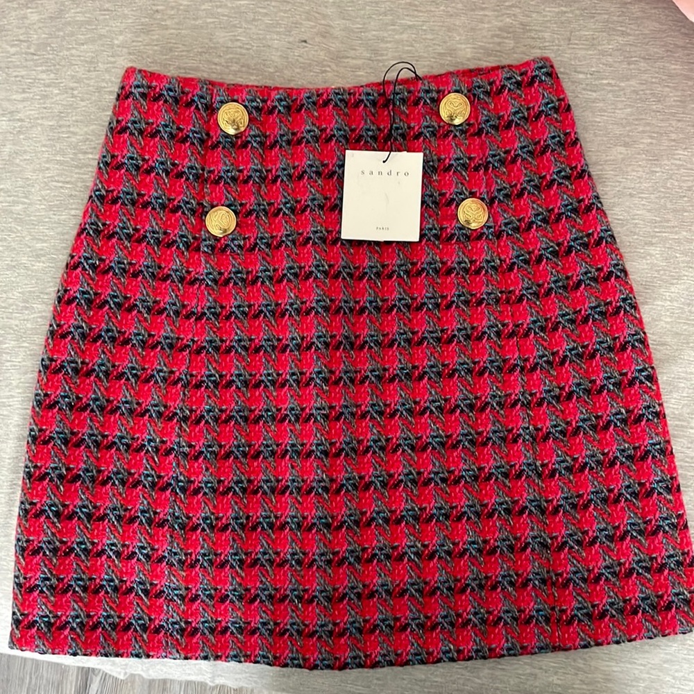 Sandro tweed skirt size 36/1/s